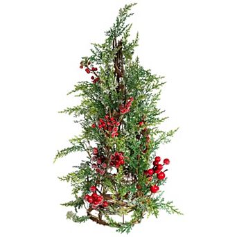 Northlight 27-Inch Icy Pine Artificial Cone Christmas Tree
