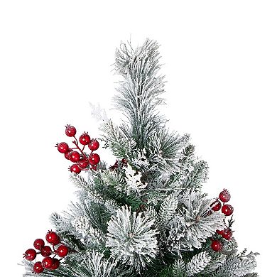 Northlight 6.5-ft. Real Touch™ Heavily Flocked Artificial Christmas Tree