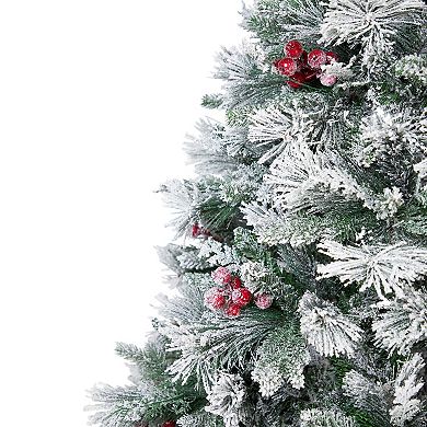 Northlight 6.5-ft. Real Touch™ Heavily Flocked Artificial Christmas Tree