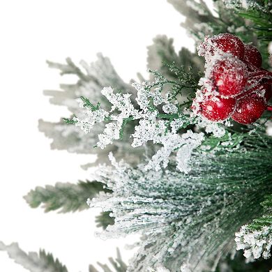 Northlight 6.5-ft. Real Touch™ Heavily Flocked Artificial Christmas Tree