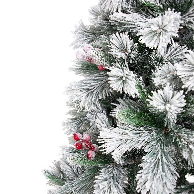 Northlight 6.5-ft. Full Flocked Artificial Christmas Tree
