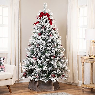 Northlight 6.5-ft. Full Flocked Artificial Christmas Tree