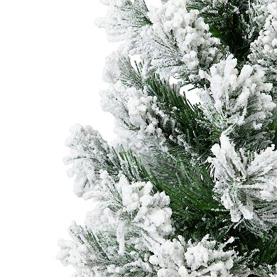 Northlight 19-Inch Full Flocked Artificial Mini Christmas Tree