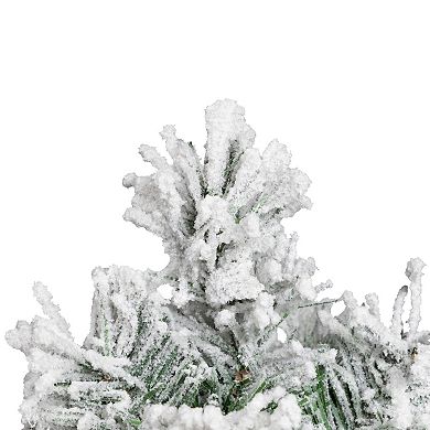 Northlight 24-Inch Full Flocked Artificial Mini Christmas Tree