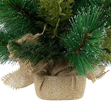 Northlight 25-Inch Spruce Pine Needle & Pinecone Artificial Mini Christmas Tree