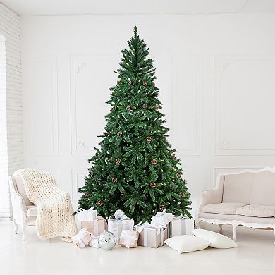 Northlight 10-ft. Glittered Pine Artificial Christmas Tree Unlit