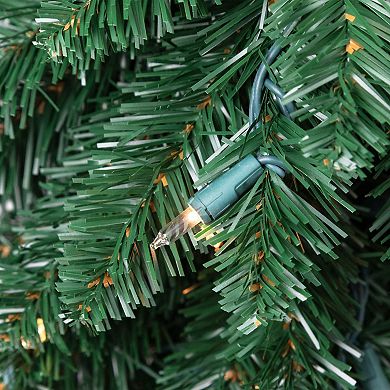 Northlight 6-ft. Pre-Lit Pencil Artificial Christmas Tree with Clear Lights
