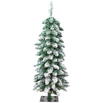 Northlight 3.5-ft. Pre-Lit Flocked Alpine Artificial Christmas Tree