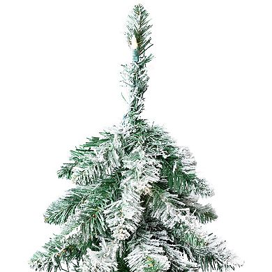 Northlight 3.5-ft. Pre-Lit Flocked Alpine Artificial Christmas Tree