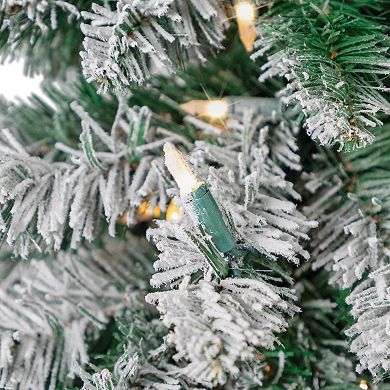 Northlight 3.5-ft. Pre-Lit Flocked Alpine Artificial Christmas Tree