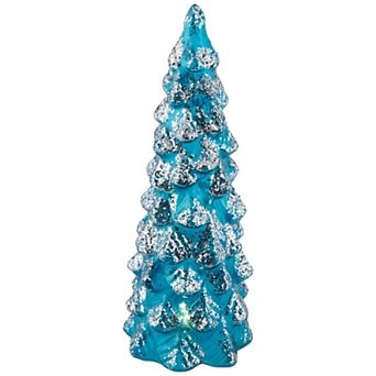 Northlight LED Glitter Glass Christmas Tree Table Decor