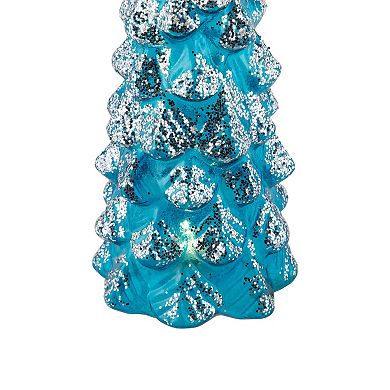 Northlight LED Glitter Glass Christmas Tree Table Decor
