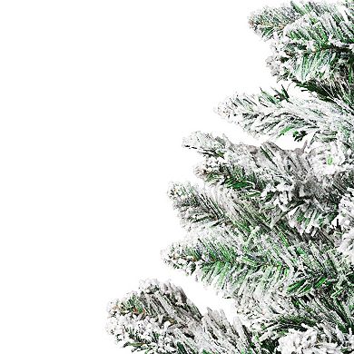 Northlight 3-ft. Frosted Pine Artificial Christmas Tree in Burlap Base