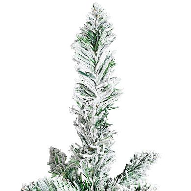 Northlight 3.5-ft. Frosted Pine Artificial Christmas Tree in Burlap Base