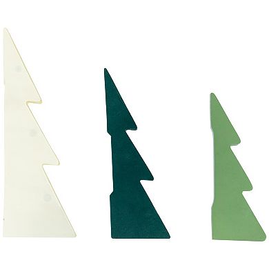 Northlight 3-pc. Accordion Honeycomb Foldable Paper Christmas Trees Set