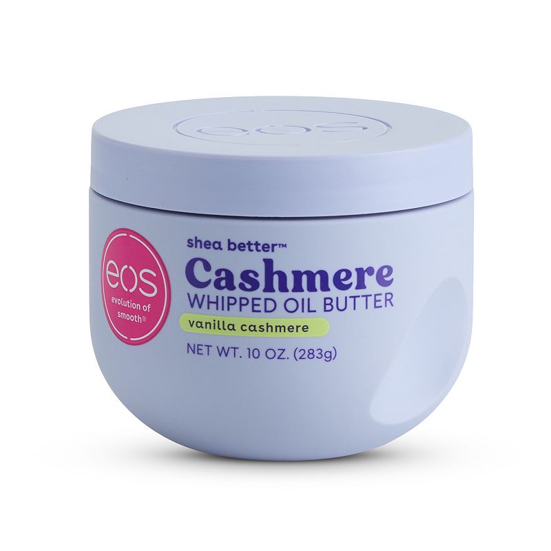 eos Vanilla Cashmere Whipped Body Butter  Rich Moisture  Deep Hydration for Dry Skin  10 oz