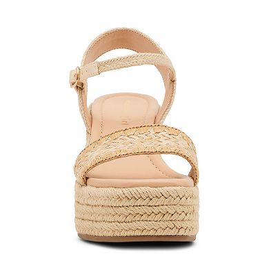 madden girl Valleyy Women's Wedge Sandals With Ankle Strap