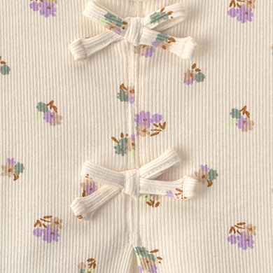 Toddler Girl Carter's 2-Piece Floral Top & Pant Set