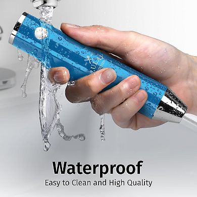 Zulay Kitchen Lux Rechargeable Milk Frother Handheld - Powerful 2-Speed Motor, Fully Waterproof