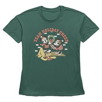 Disney&rsquo;s Mickey & Minnie Team Holiday Cheer Graphic Tee