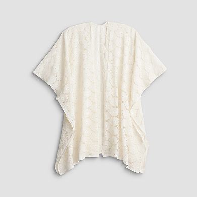 Women's LC Lauren Conrad Floral Lace Ruana Topper