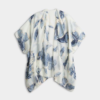 Women's LC Lauren Conrad Abstract Floral Rauna Topper