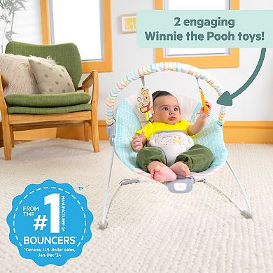 Bright Starts Winnie the Pooh Vibrating Baby Bouncer