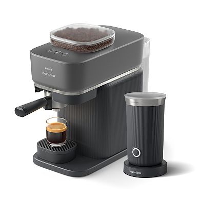 Philips Baristina Automatic Espresso Machine & Milk Frother Bundle