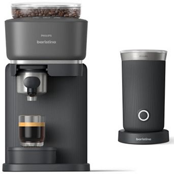 Philips Baristina Automatic Espresso Machine & Milk Frother Bundle