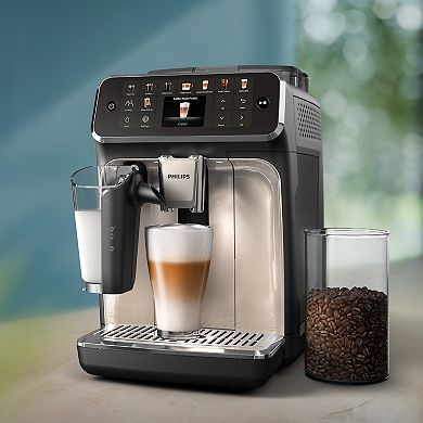 Philips 5500 Fully Automatic Espresso Machine & LatteGo Milk Frother