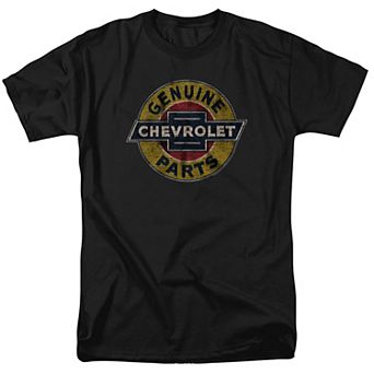 Big & Tall Genuine Chevy Parts Distressed Sign Graphic Tee