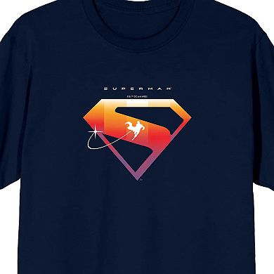 Men's Bioworld Superman 2025 Silhouette Logo Graphic Tee