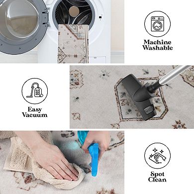 SUPERIOR Burj Washable Indoor Rug