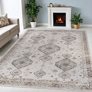 SUPERIOR Burj Washable Indoor Rug