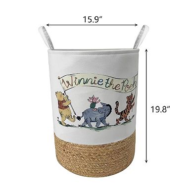 The Big One® Disney's Winnie the Pooh Printed Canvas Natural Tote Bin