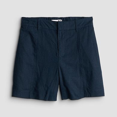 Juniors' SO® Linen Trouser Shorts