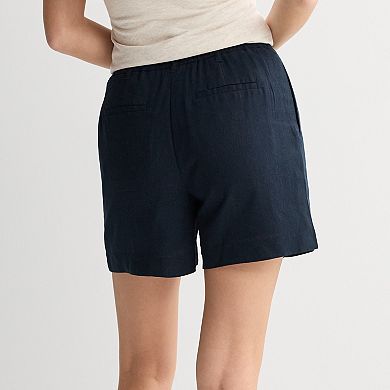 Juniors' SO® Linen Trouser Shorts