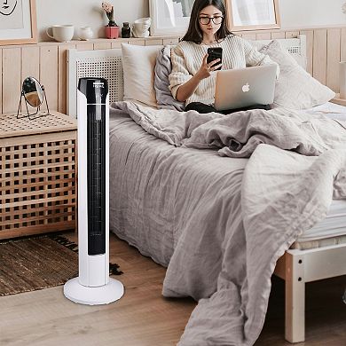 Techni Home 36” Tower Fan with Remote and LED Display