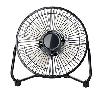 Techni Home 8” High Velocity 2-Speed USB Powered Portable Fan