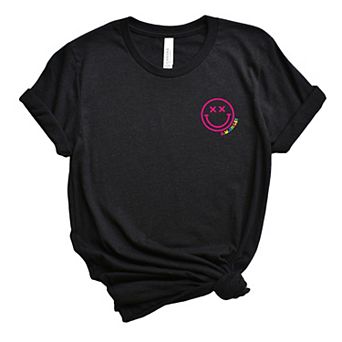S.W.Smiley Simple Wink Bold - Women's Short Sleeve Graphic T-Shirt