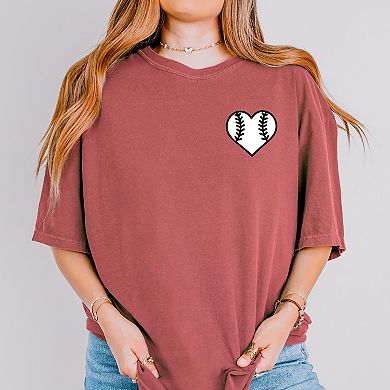 Mama Jersey Heart - Womens Garment Dyed Tee