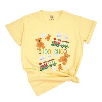 Teddy Bears and Choo Choo Trains - Garment Dyed Tee