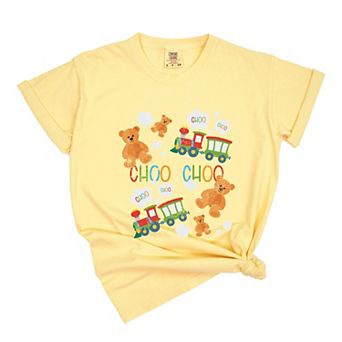 Teddy Bears and Choo Choo Trains - Garment Dyed Tee