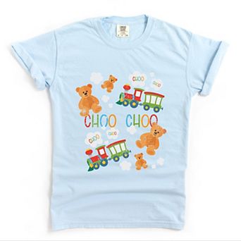 Teddy Bears and Choo Choo Trains - Garment Dyed Tee