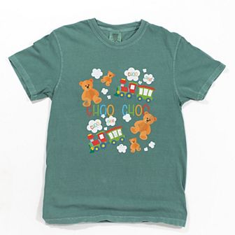 Teddy Bears and Choo Choo Trains - Garment Dyed Tee