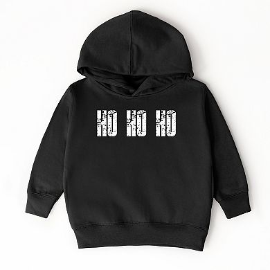 Ho Ho Ho Block Distressed - Toddler Hoodie