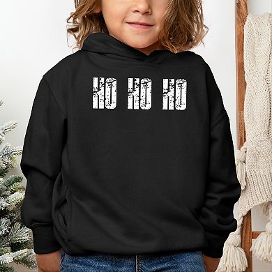Ho Ho Ho Block Distressed - Toddler Hoodie