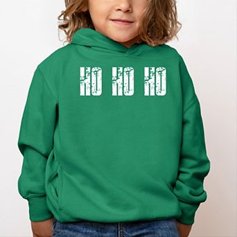 Ho Ho Ho Block Distressed - Toddler Hoodie