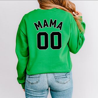 Mama Jersey Heart - Womens Sweatshirt