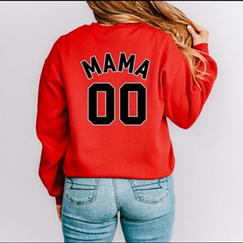Mama Jersey Heart - Womens Sweatshirt
